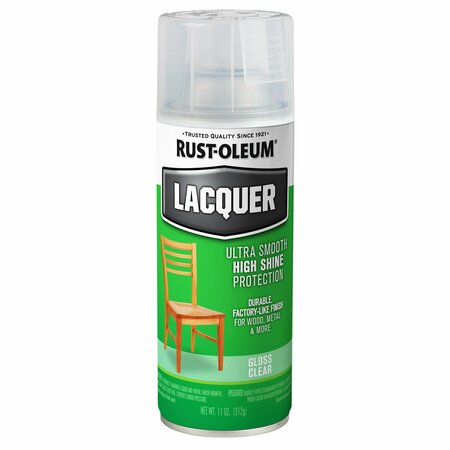 RUST-OLEUM Lacquer Spray Paint Clear Gloss 11 Oz. Spray 1906830